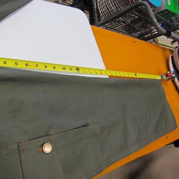 Jaefields Cargo Monkey Pants Military Green  (16" Across Waist/31-32" Inseam ) - Picture 9 of 9